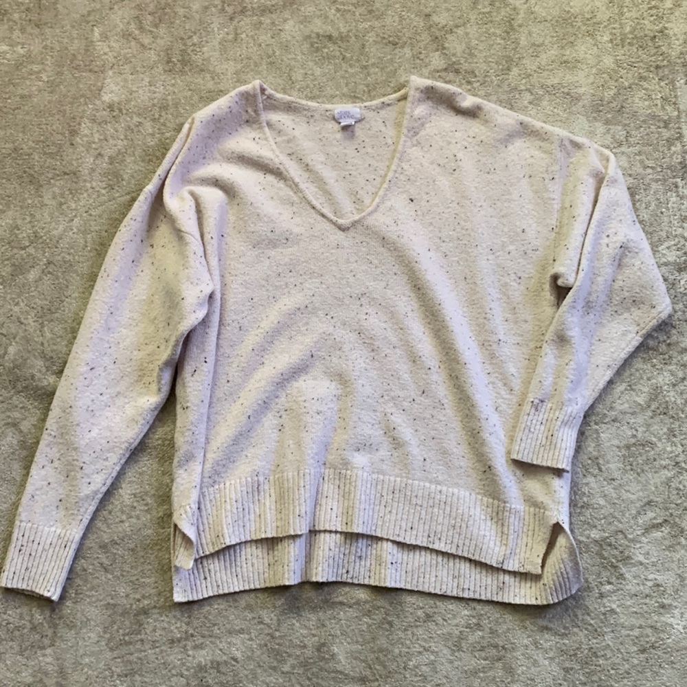 Stars Above Cream Heather Sweater